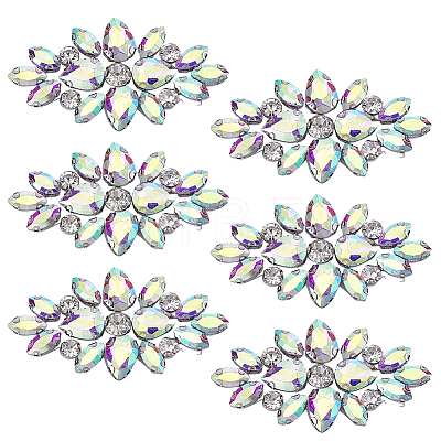 Glass Rhinestone Ornament Accessories DIY-WH0308-990B-1