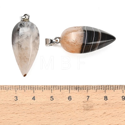 Natural Agate Pendants GG-K002-16E-1