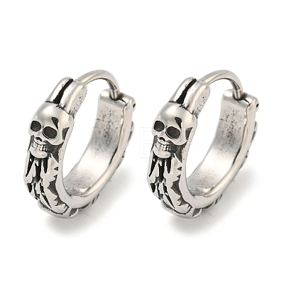 316 Surgical Stainless Steel Hoop Earrings EJEW-D096-12AS-27-1