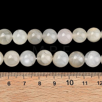 Natural White Moonstone Beads Strands G-C277-A01-10mm-1
