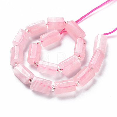 Natural Rose Quartz Beads Strands G-S345-8x11-014A-1