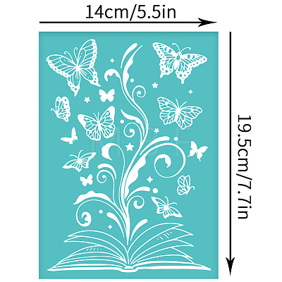 Self-Adhesive Silk Screen Printing Stencil DIY-WH0337-072-1