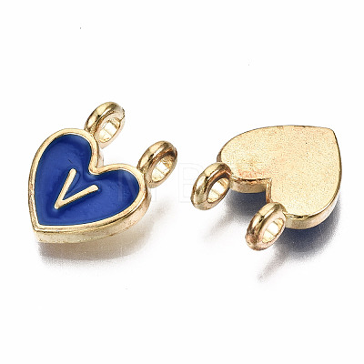 Alloy Enamel Charms ENAM-T012-02V-RS-1