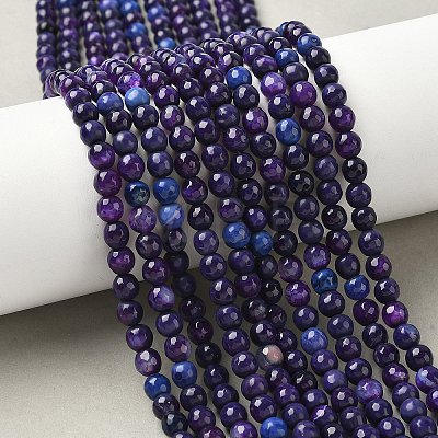 Natural Agate Beads Strands G-C082-A01-57-1