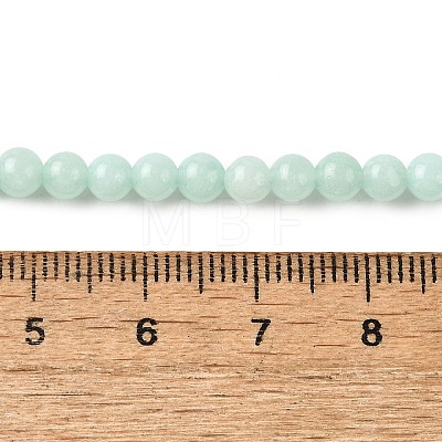 Natural Malaysia Jade Beads Strands G-A146-4mm-B06-01-1