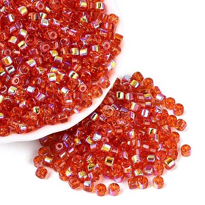 FGB Transparent Colours Glass Seed Beads SEED-Q040-07A-B04-1