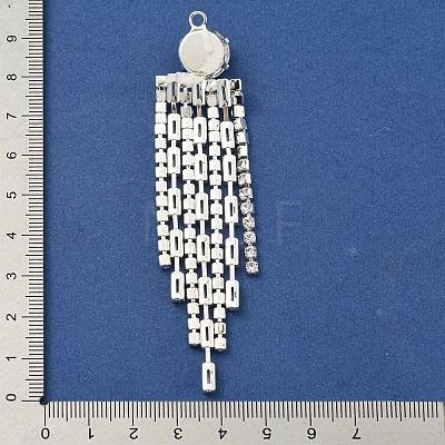 Brass Rhinestone Pendants KK-I715-03S-01-1