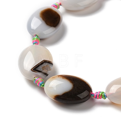 Natural Agate Beads Strands G-K334-02-1