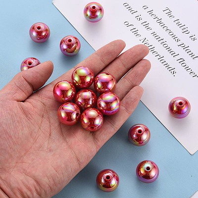 Opaque Acrylic Beads X-MACR-S370-D20mm-A14-1
