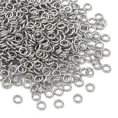 Tarnish Resistant 304 Stainless Steel Open Jump Rings STAS-Q186-02-3.5x0.7mm-1