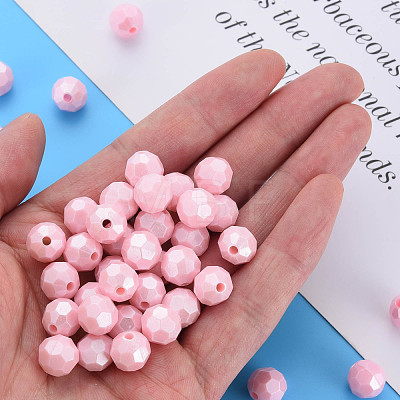 Opaque Acrylic Beads MACR-S373-69-A02-1