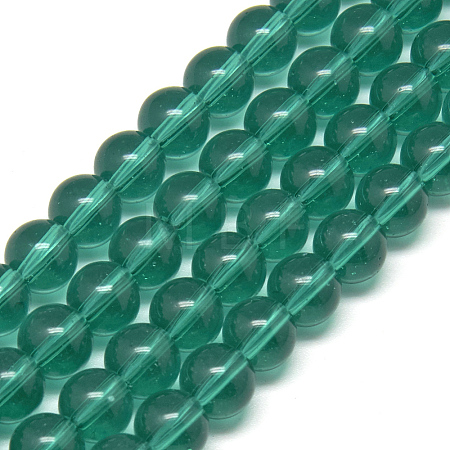 Glass Beads Strands LS-GR6mm53Y-1