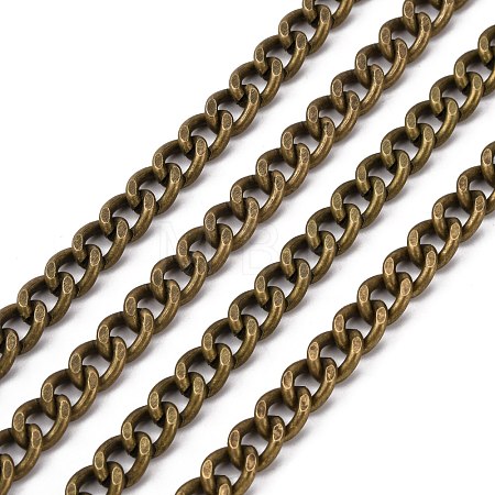 Iron Cuban Link Chains CH-R013-9x8mm-AB-NF-1