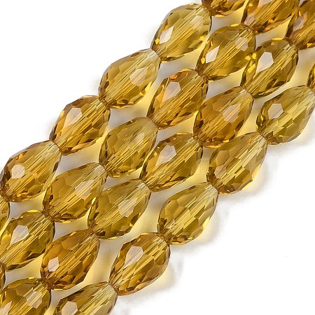 Transparent Glass Beads Strands EGLA-N013-T8mm-D08-1