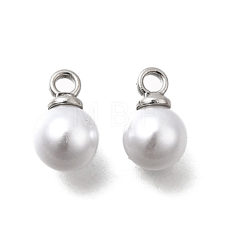 ABS Plastic Imitation Pearl Pendants FIND-H052-01C-04P-1
