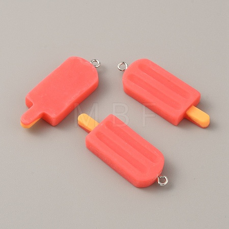 Opaque Resin Pendants RESI-CJC0020-09D-1