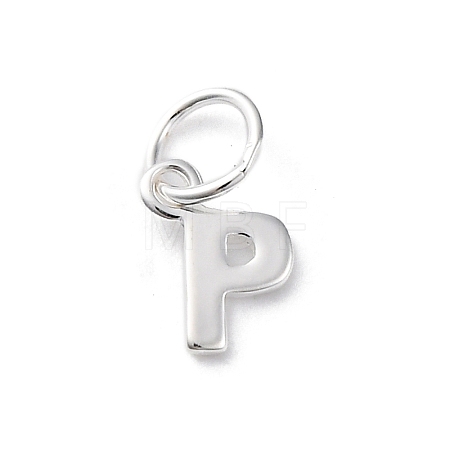 925 Sterling Silver Letter Charms LS-STER-C012-01S-P-1