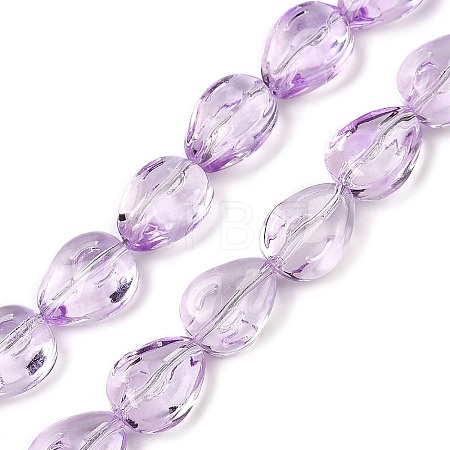 Transparent Glass Beads Strands GLAA-H038-03D-1