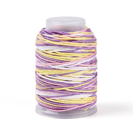 35M Segment Dyed Macrame Cotton Cord OCOR-T017-06I-1