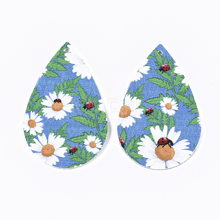 PU Leather Big Pendants X-FIND-T058-B06-1