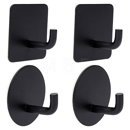 8Pcs 2 Style 304 Stainless Steel Hook Hanger STAS-OC0001-08-1