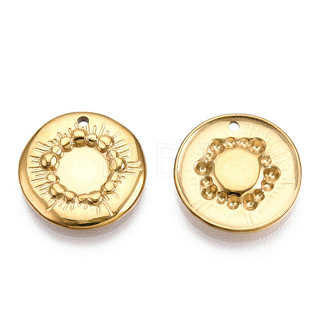 304 Stainless Steel Pendant Cabochon Settings STAS-T060-47G-1