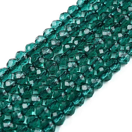Glass Beads Strands EGLA-T021-01E-1