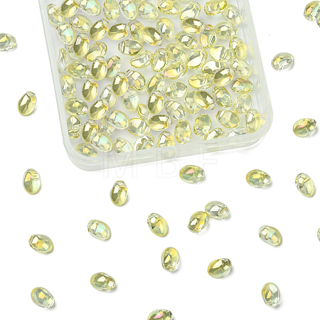 100Pcs Electroplate Glass Beads EGLA-YW0005-27A-1