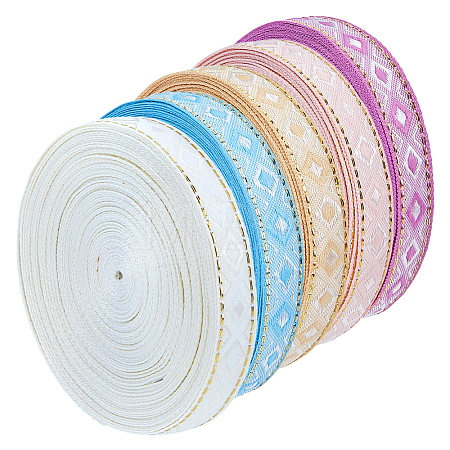 50 Yards 5 Colors Nylon Ribbon OCOR-WR0002-19-1