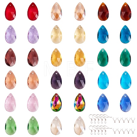 DIY Colorful Dangle Earring Making Kits DIY-SZ0003-46-1