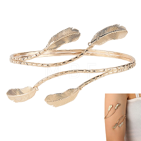 1Pc Alloy Arm Cuff Bangles AJEW-CY0001-33-1