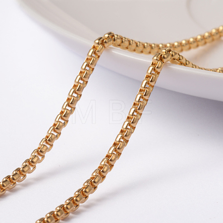 Ion Plating(IP) 304 Stainless Steel Venetain Chains CHS-H007-35G-1