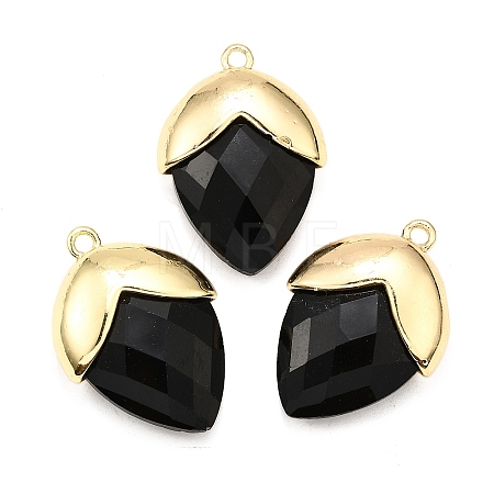 Natural Obsidian Pendants G-U019-03B-08-1