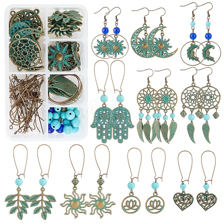 DIY Vintage Drop Earring Making Kit DIY-SC0018-40-1