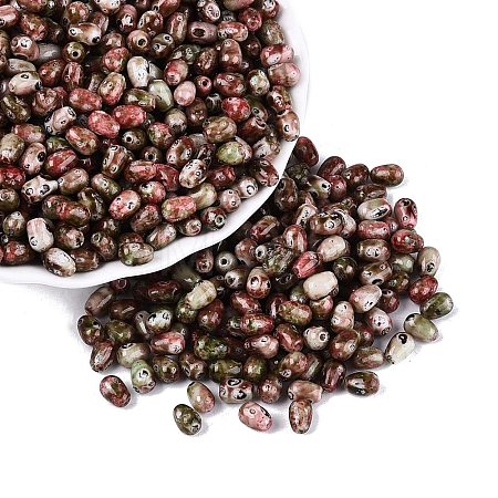 Picasso Glass Seed Beads SEED-N012-10L-1