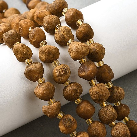 Raw Rough Natural Amber Beads Strands G-U023-D01-1