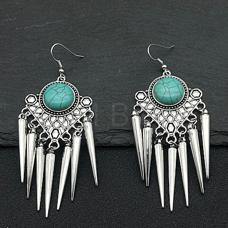 Ethnic Style Alloy Tassel Dangle Earrings LS-WV5969-2-1