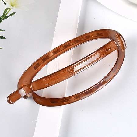 Oval Resin Hair Barrettes PHAR-H001-03C-1