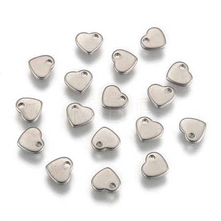 Tarnish Resistant Handmade Gifts Ideas for Valentines Day 304 Stainless Steel Stamping Blank Tag Pendants STAS-Q073-1