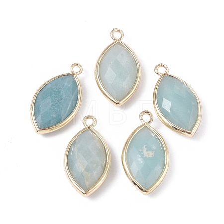 Natural Amazonite Pendants G-L514-023D-1