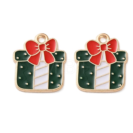 Alloy Enamel Pendants ENAM-I061-01KCG-05B-1