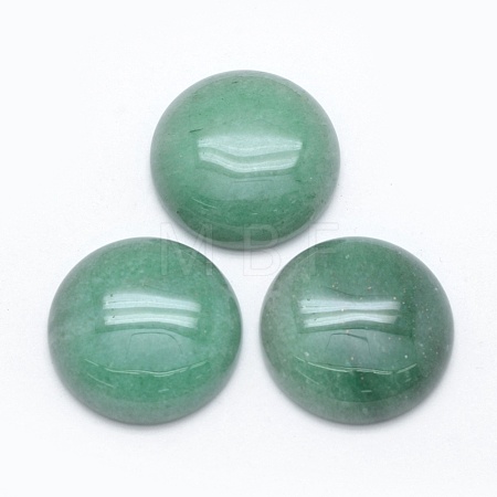 Natural Green Aventurine Cabochons G-E492-A-07-1