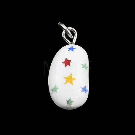 Brass Enamel Pendants KK-CBA10BC-03D-1