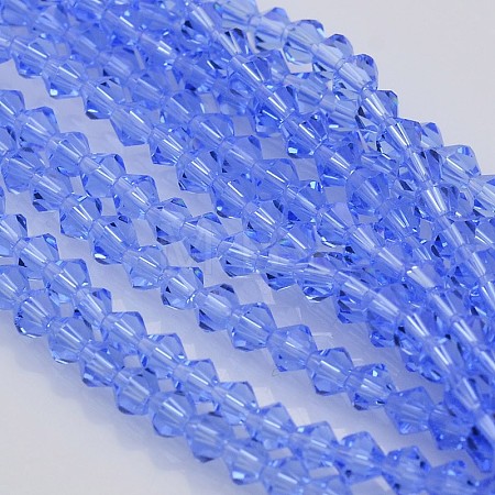 Bicone Glass Beads Strands EGLA-P016-3mm-04-1