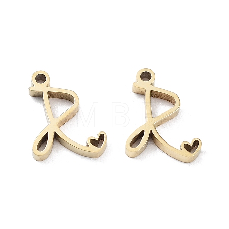 304 Stainless Steel Charms STAS-M327-02G-R-1