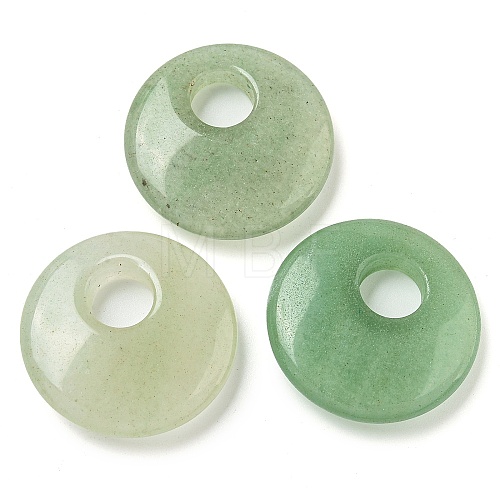 Natural Green Aventurine Pendants G-P547-01B-1