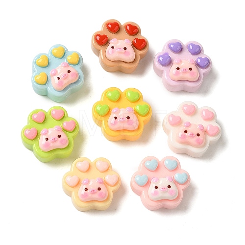 Cute Opaque Resin Decoden Cabochons RESI-S01-02-1