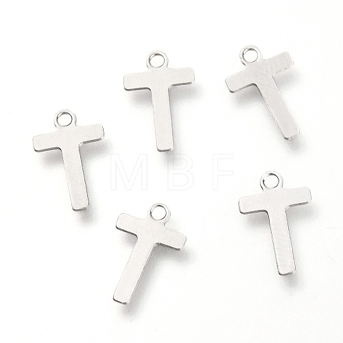 Non-Tarnish 201 Stainless Steel Charms X-STAS-C021-06P-T-1