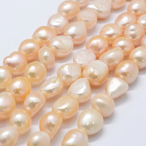 Natural Cultured Freshwater Pearl Beads Strands PEAR-K004-05A-01-1