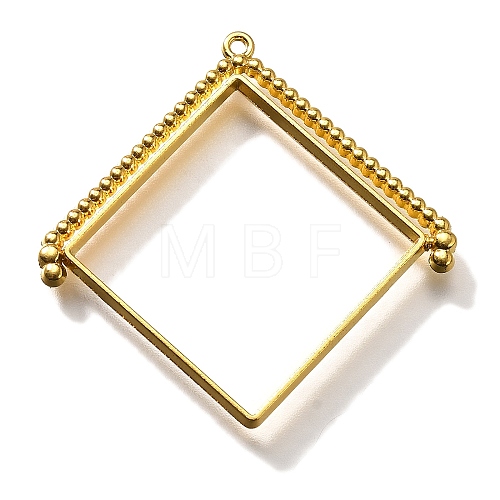 Alloy Open Back Bezel Pendants PALLOY-I223-08G-1